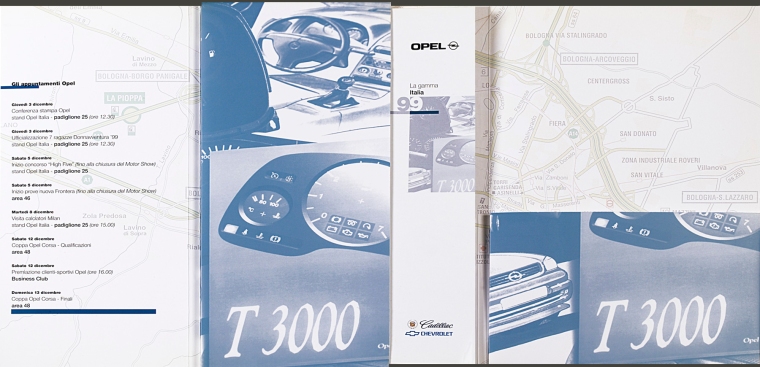 1998 | Opel Press kit (Agency: Media Consultants - Roma)